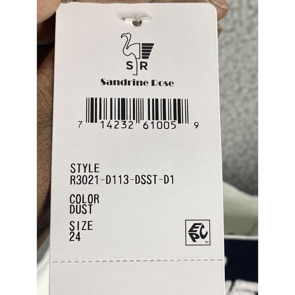 Sandrine Rose Womens Dust White Denim Jeans Wide Leg Size 24 NEW‎ - Picture 8 of 9